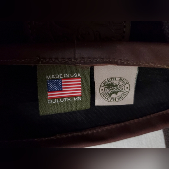 Duluth Pack 5 Liter Capacity Black Long Handles Mini Tote Made In USA - Picture 9 of 15